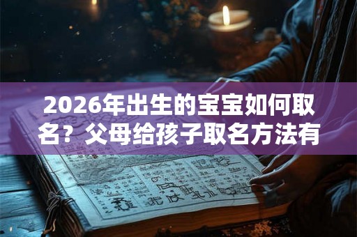 2026年出生的宝宝如何取名？父母给孩子取名方法有哪些？
