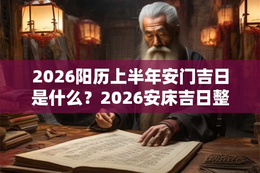2026阳历上半年安门吉日是什么？2026安床吉日整理