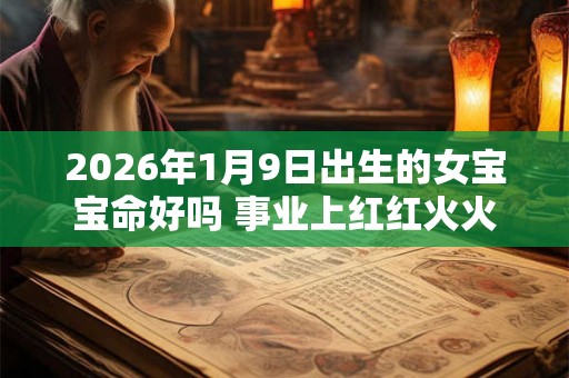 2026年1月9日出生的女宝宝命好吗 事业上红红火火
