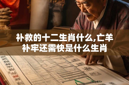 补救的十二生肖什么,亡羊补牢还需快是什么生肖