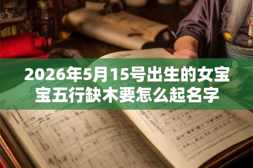 2026年5月15号出生的女宝宝五行缺木要怎么起名字