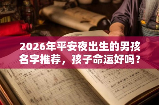 2026年平安夜出生的男孩名字推荐，孩子命运好吗？