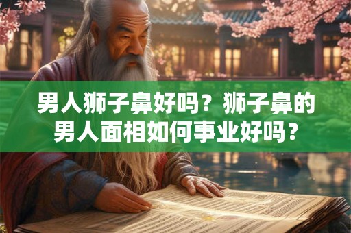 男人狮子鼻好吗？狮子鼻的男人面相如何事业好吗？