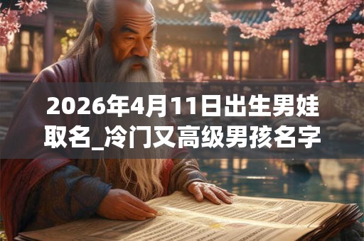 2026年4月11日出生男娃取名_冷门又高级男孩名字