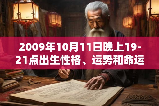 2009年10月11日晚上19-21点出生性格、运势和命运 2009年10月11日晚上19-21点出生性格、运势和命运