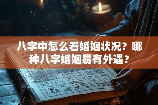 八字中怎么看婚姻状况？哪种八字婚姻易有外遇？
