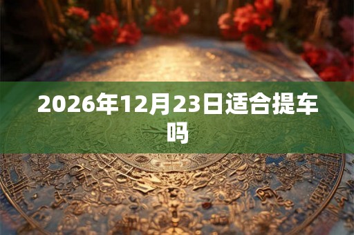 2026年12月23日适合提车吗