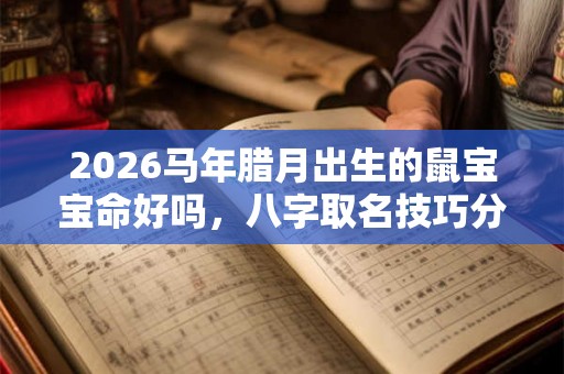 2026马年腊月出生的鼠宝宝命好吗，八字取名技巧分享
