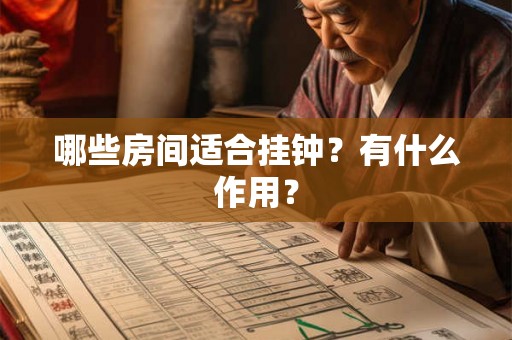 哪些房间适合挂钟？有什么作用？