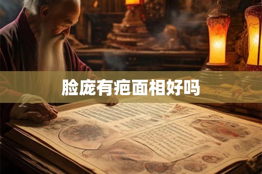 脸庞有疤面相好吗