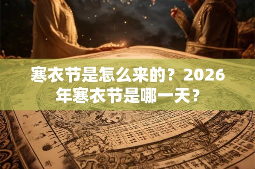 寒衣节是怎么来的？2026年寒衣节是哪一天？