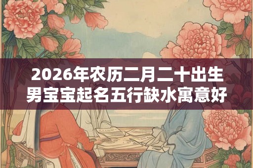 2026年农历二月二十出生男宝宝起名五行缺水寓意好的