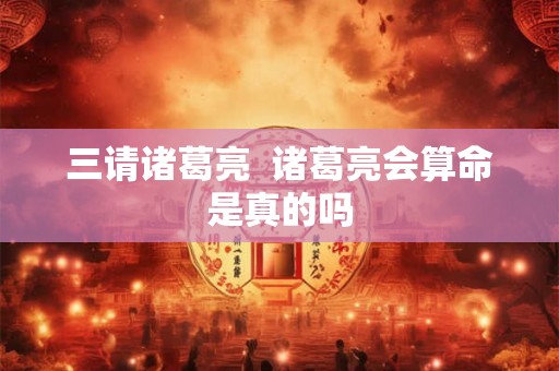三请诸葛亮  诸葛亮会算命是真的吗