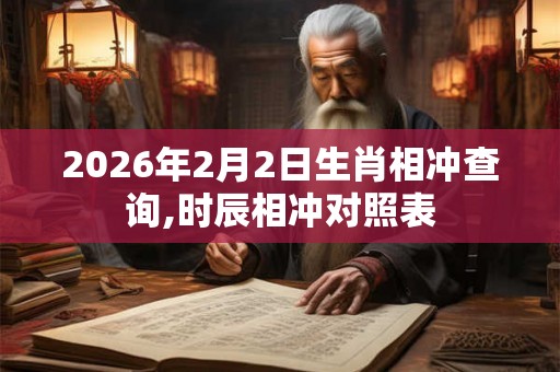 2026年2月2日生肖相冲查询,时辰相冲对照表