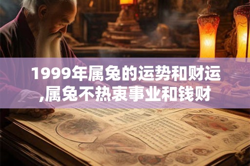 1999年属兔的运势和财运,属兔不热衷事业和钱财