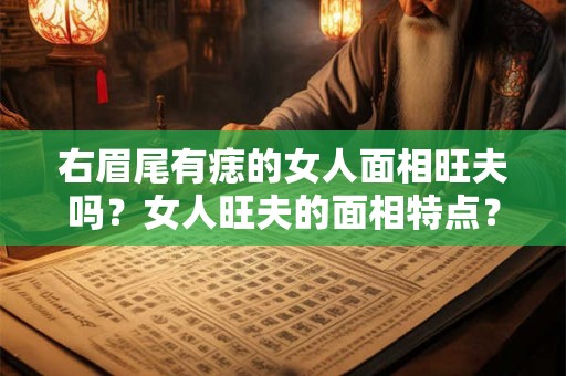 右眉尾有痣的女人面相旺夫吗？女人旺夫的面相特点？