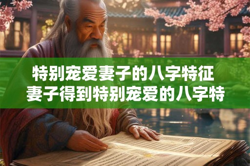 特别宠爱妻子的八字特征 妻子得到特别宠爱的八字特征 特别宠爱妻子的八字特征 妻子得到特别宠爱的八字特征