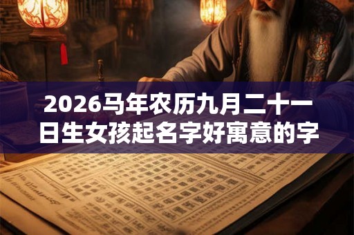 2026马年农历九月二十一日生女孩起名字好寓意的字