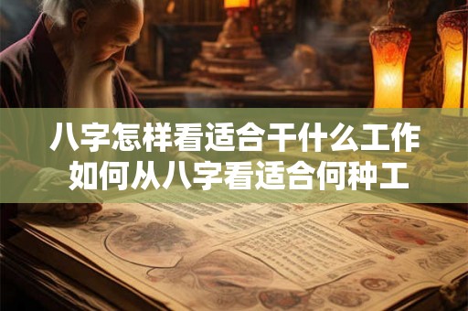 八字怎样看适合干什么工作 如何从八字看适合何种工作