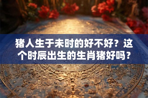 猪人生于未时的好不好？这个时辰出生的生肖猪好吗？