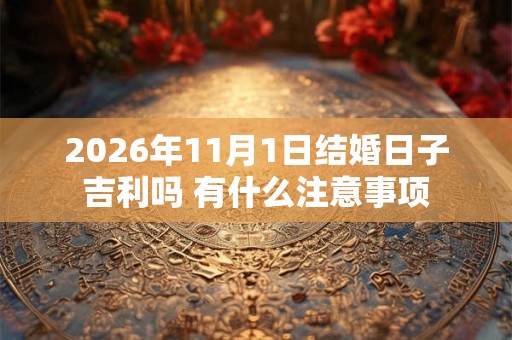2026年11月1日结婚日子吉利吗 有什么注意事项