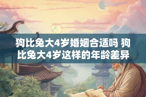 狗比兔大4岁婚姻合适吗 狗比兔大4岁这样的年龄差异适合两者的婚姻吗