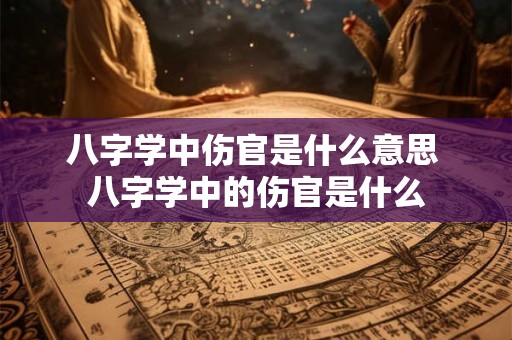 八字学中伤官是什么意思 八字学中的伤官是什么
