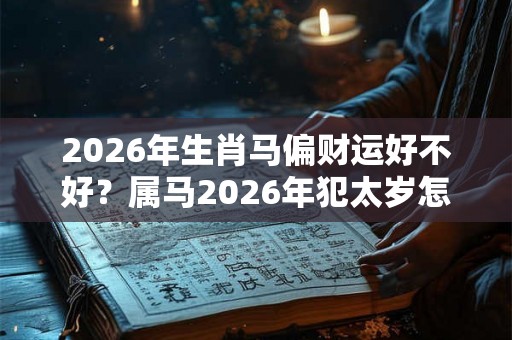 2026年生肖马偏财运好不好？属马2026年犯太岁怎么化解？