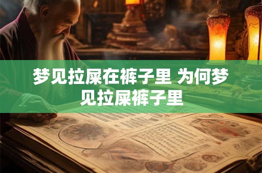 梦见拉屎在裤子里 为何梦见拉屎裤子里