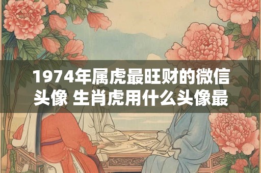 1974年属虎最旺财的微信头像 生肖虎用什么头像最吉利