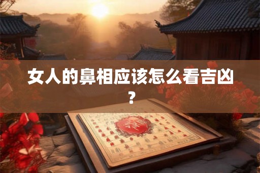 女人的鼻相应该怎么看吉凶？