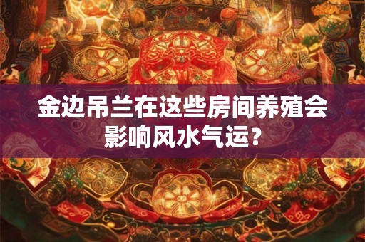 金边吊兰在这些房间养殖会影响风水气运？