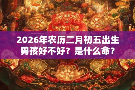 2026年农历二月初五出生男孩好不好?是什么命? 2026年农历二月初五出生男孩好不好?是什么命?