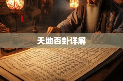 天地否卦详解