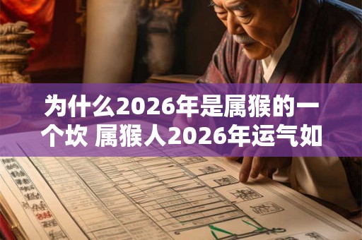 为什么2026年是属猴的一个坎 属猴人2026年运气如何