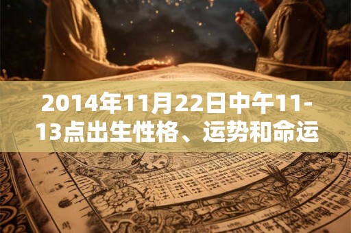 2014年11月22日中午11-13点出生性格、运势和命运