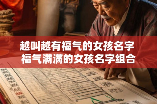 越叫越有福气的女孩名字 福气满满的女孩名字组合