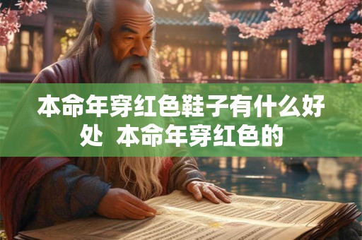 本命年穿红色鞋子有什么好处  本命年穿红色的