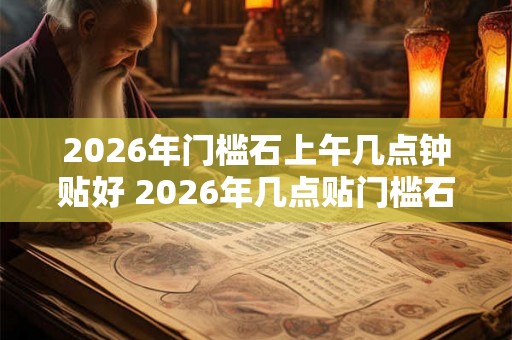 2026年门槛石上午几点钟贴好 2026年几点贴门槛石
