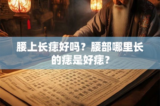 腰上长痣好吗？腰部哪里长的痣是好痣？