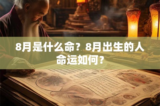 8月是什么命?8月出生的人命运如何? 8月是什么命?8月出生的人命运如何?