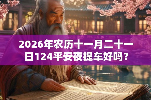 2026年农历十一月二十一日124平安夜提车好吗？