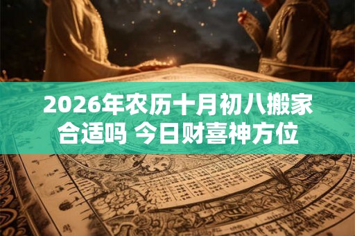 2026年农历十月初八搬家合适吗 今日财喜神方位