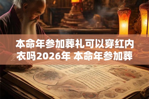 本命年参加葬礼可以穿红内衣吗2026年 本命年参加葬礼注意事项