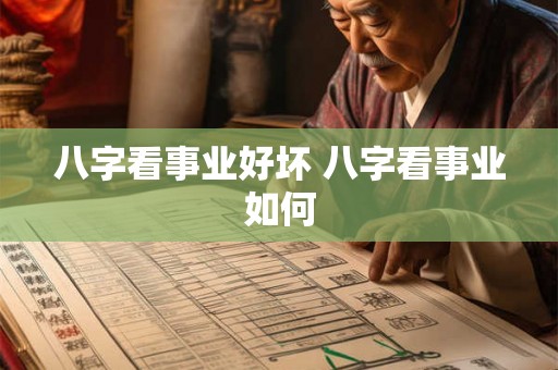 八字看事业好坏 八字看事业如何