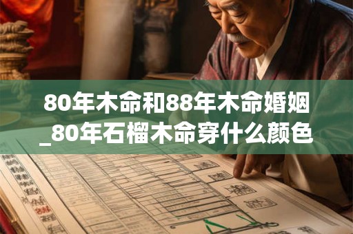 80年木命和88年木命婚姻_80年石榴木命穿什么颜色
