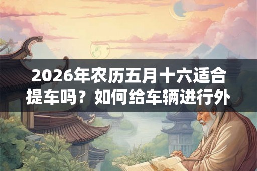 2026年农历五月十六适合提车吗？如何给车辆进行外部检查？