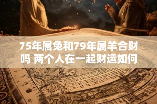 75年属兔和79年属羊合财吗 两个人在一起财运如何 75年属兔和79年属羊合财吗 两个人在一起财运如何