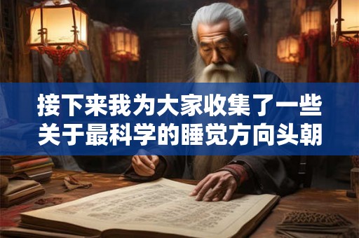 接下来我为大家收集了一些关于最科学的睡觉方向头朝东的相关资料 接下来我为大家收集了一些关于最科学的睡觉方向头朝东的相关资料