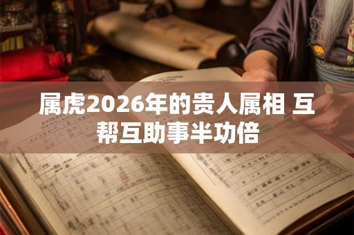 属虎2026年的贵人属相 互帮互助事半功倍